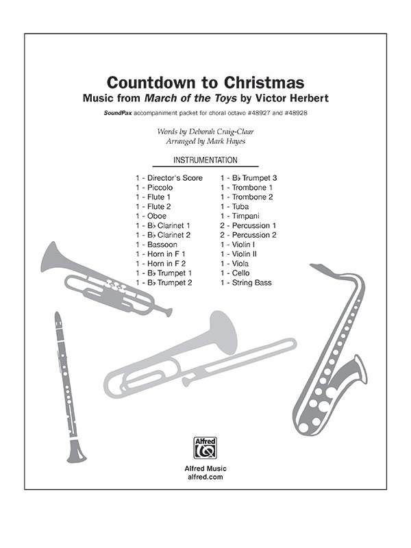 Countdown To Christmas Instrumental Parts