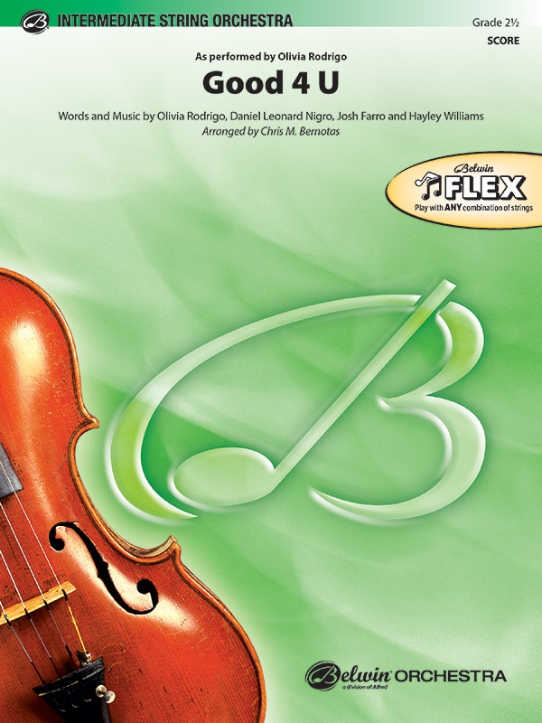 Good 4 U As Performed By Olivia Rodrigo Conductor Score