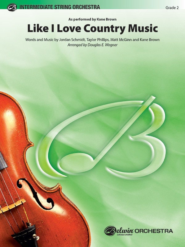 Like I Love Country Music Conductor Score & Parts