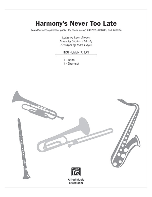 Harmony's Never Too Late Instrumental Parts