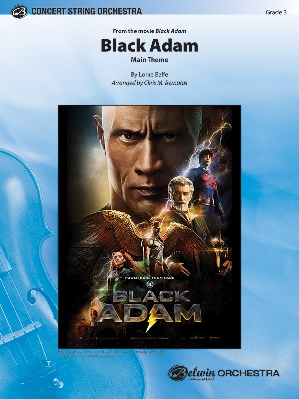 Black Adam Main Theme Conductor Score & Parts
