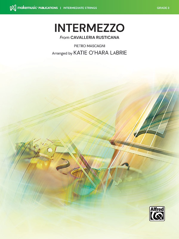 Intermezzo From Cavalleria Rusticana Conductor Score & Parts
