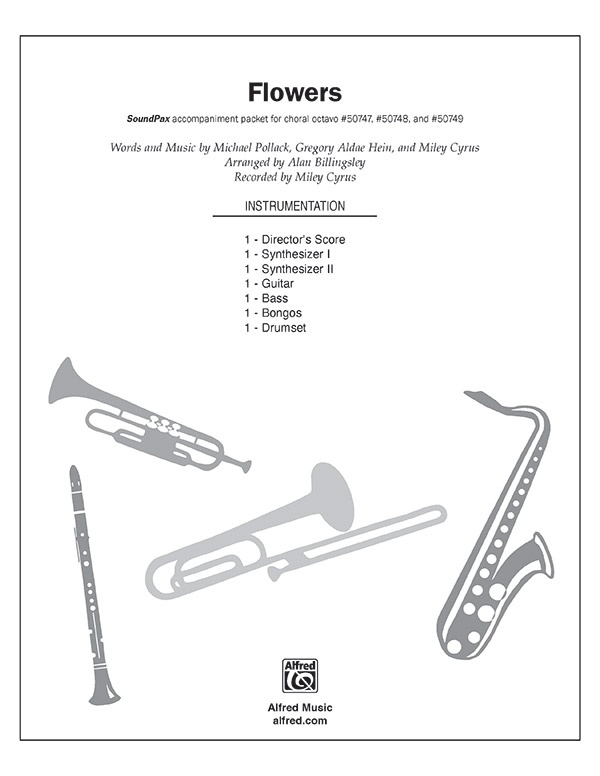 Flowers Recorded By Miley Cyrus Instrumental Parts