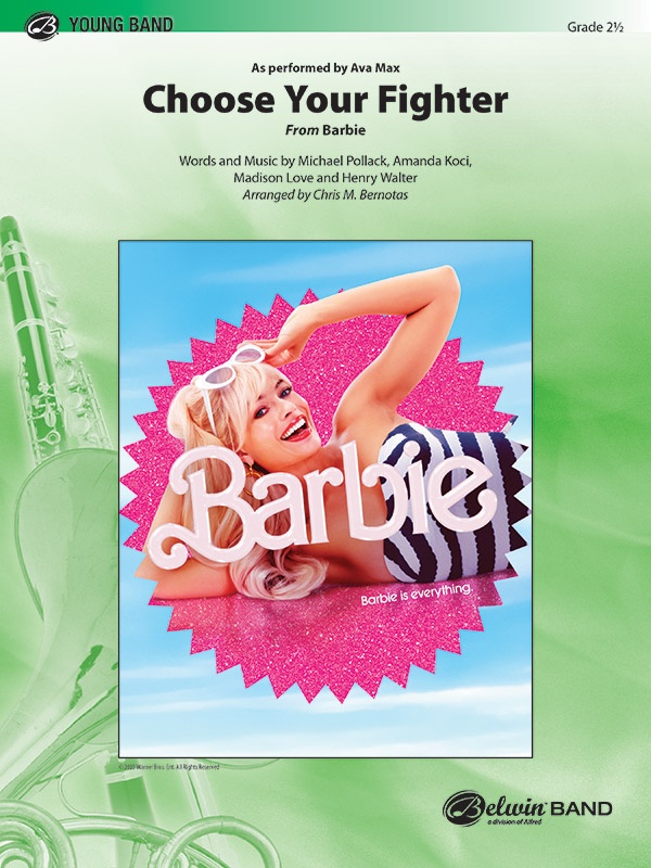 Choose Your Fighter From Barbie Conductor Score & Parts