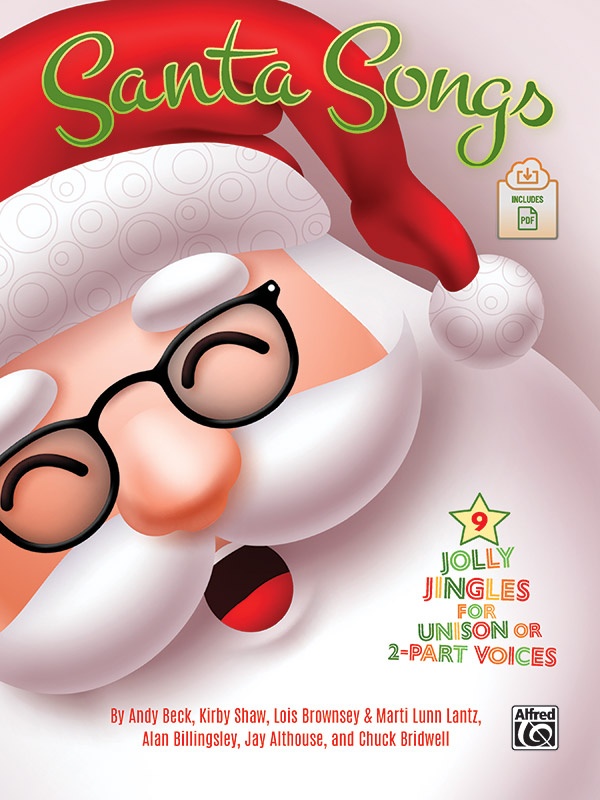 Santa Songs 9 Jolly Jingles For Unison Or 2-Part Voices Book & Online Pdf