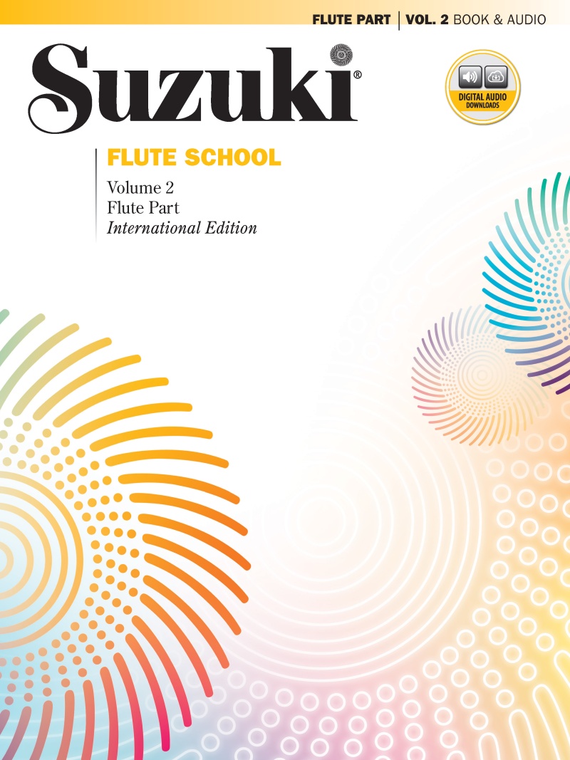 Suzuki Flute School Flute Part & Online Audio, Volume 2 International Edition Book & Online Media