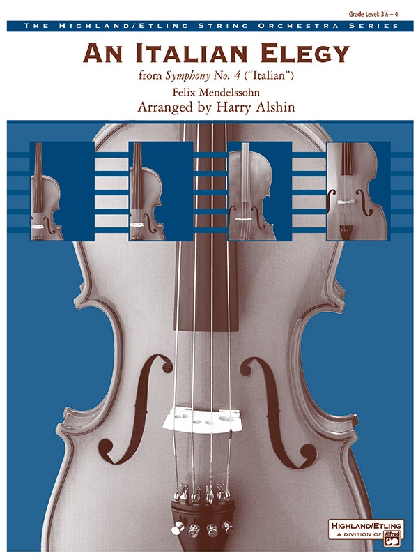 An Italian Elegy From Symphony No. 4 ("Italian") Conductor Score