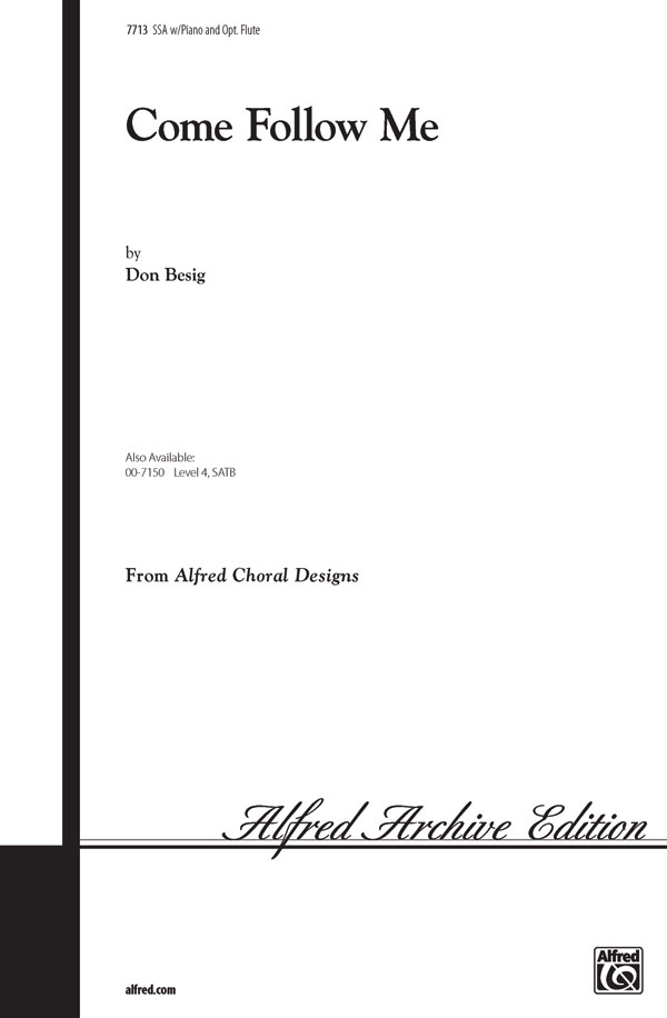 Come Follow Me Choral Octavo