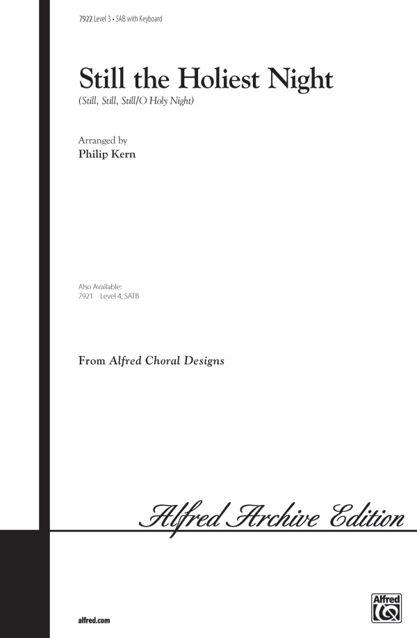 Still The Holiest Night Choral Octavo