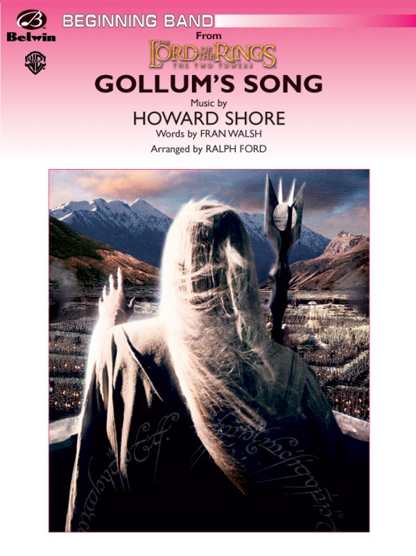 Gollum's Song (From The Lord Of The Rings: The Two Towers) Conductor Score & Parts