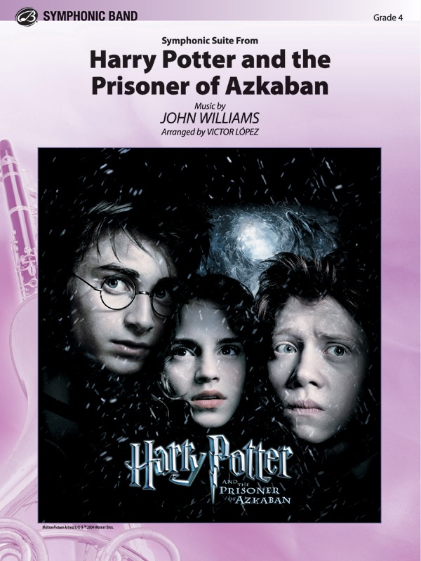 Harry Potter And The Prisoner Of Azkaban, Symphonic Suite From Featuring: Hedwig's Theme / Hagrid The Professor / Double Trouble / Window To The Past Conductor Score & Parts