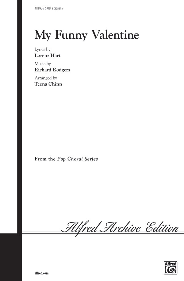 My Funny Valentine Choral Octavo
