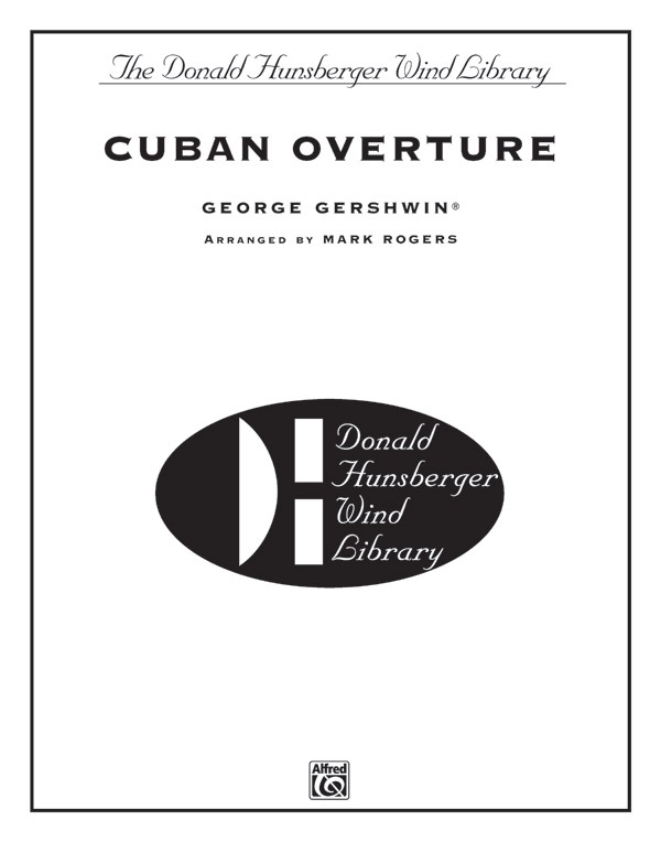 Cuban Overture Conductor Score