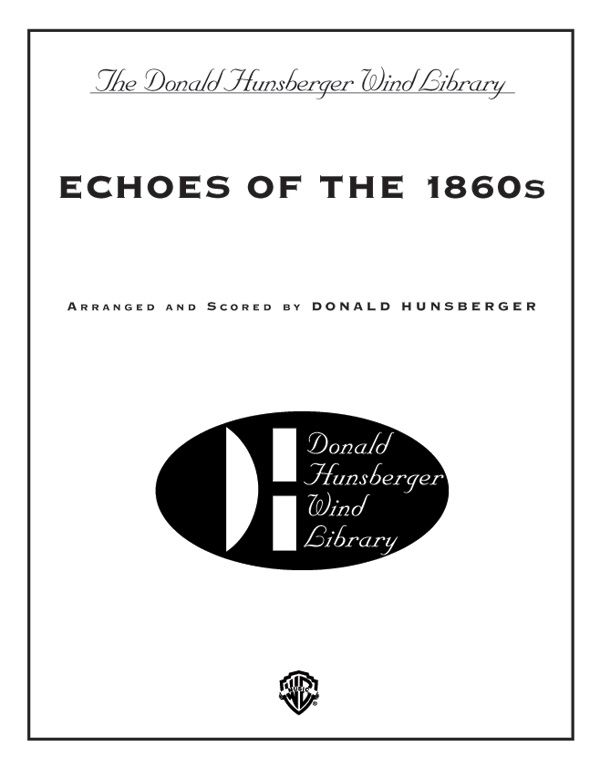Echoes Of The 1860S Conductor Score & Parts