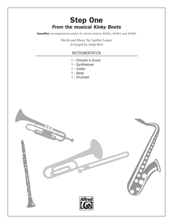 Step One From The Musical Kinky Boots Instrumental Parts