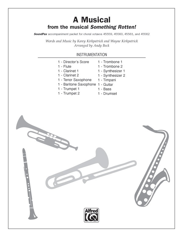 A Musical From The Musical Something Rotten! Instrumental Parts