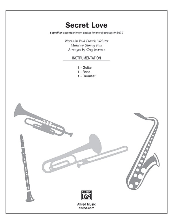 Secret Love Instrumental Parts (Digital Only)