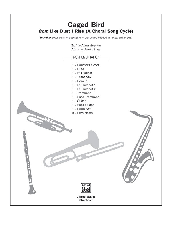 Caged Bird From Like Dust I Rise (A Choral Song Cycle) Instrumental Parts (Digital Only)