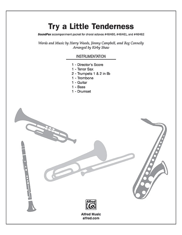 Try A Little Tenderness Instrumental Parts (Digital Only)