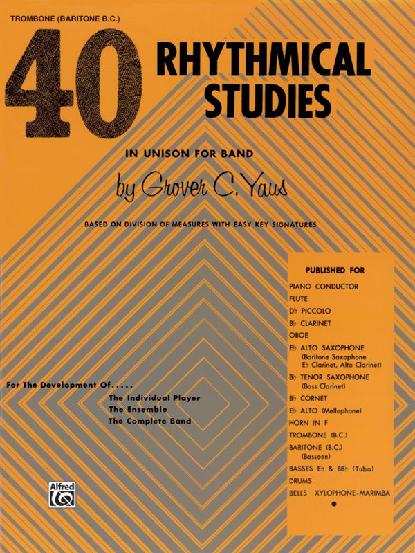 40 Rhythmical Studies Book