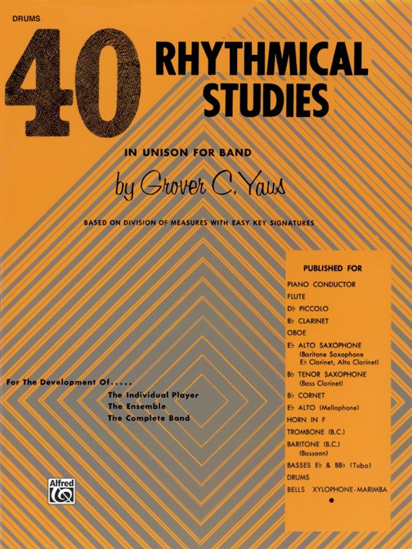 40 Rhythmical Studies Book