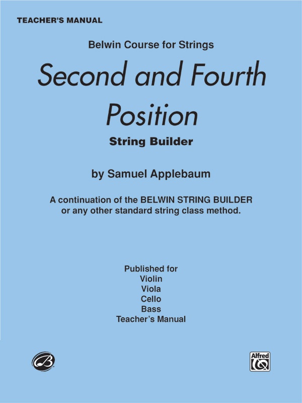 2Nd And 4Th Position String Builder A Continuation Of The Belwin String Builder Or Any Other Standard String Class Method Book