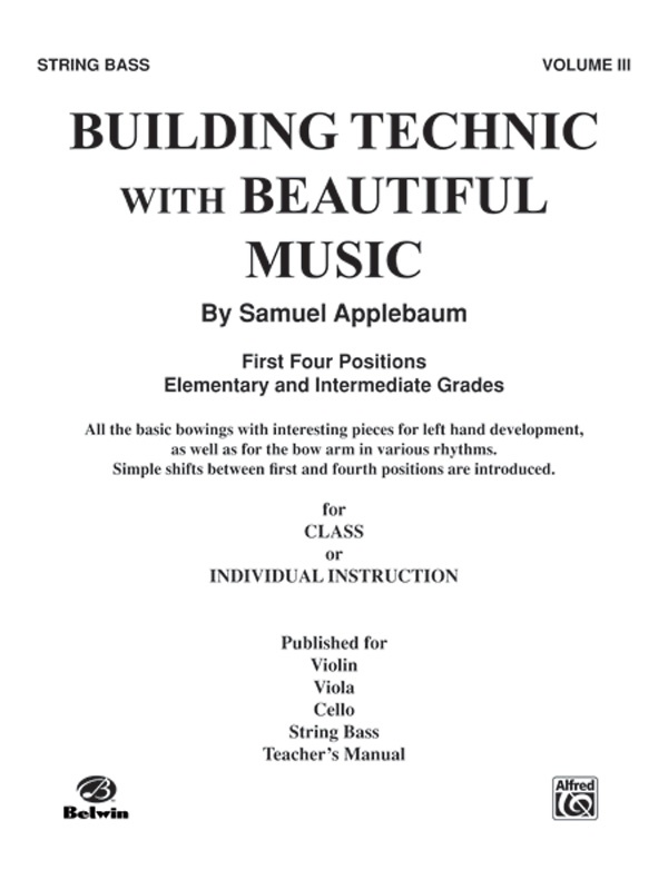 Building Technic With Beautiful Music, Book Iii Book