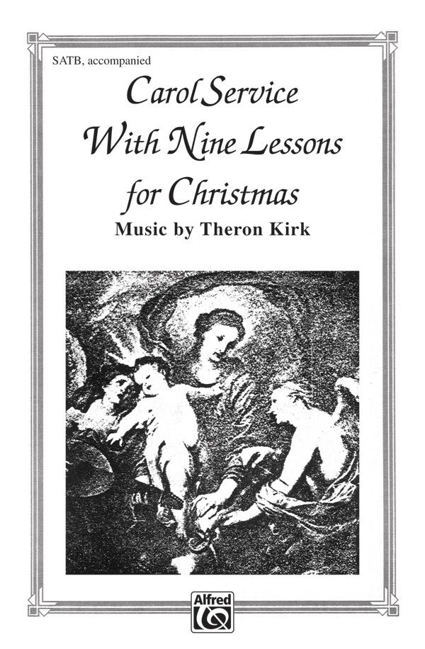 Carol Service With Nine Lessons For Christmas Book