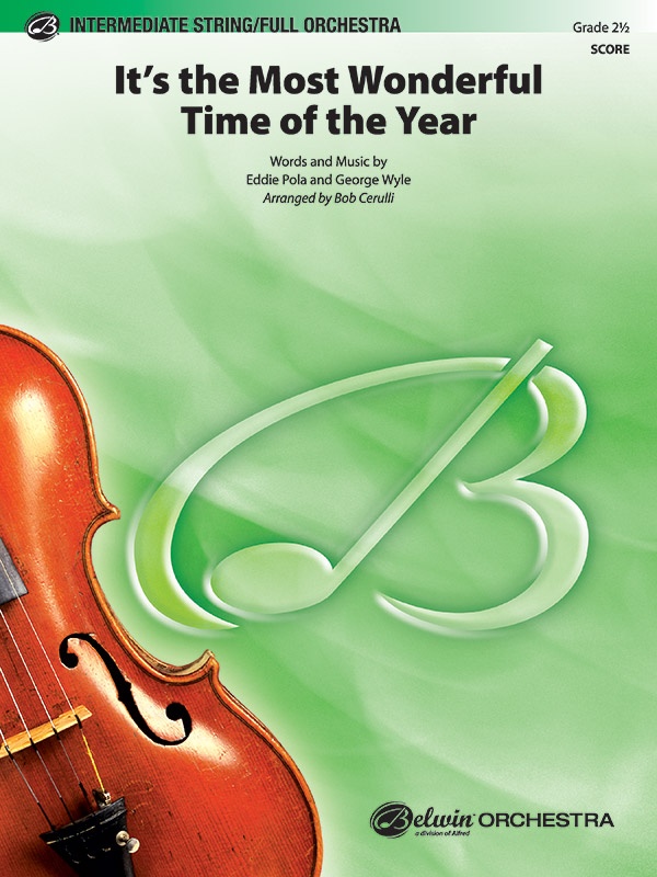 It's The Most Wonderful Time Of The Year Conductor Score
