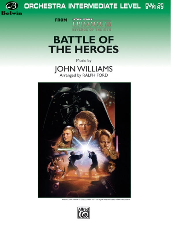 Battle Of The Heroes (From Star Wars®: Episode Iii Revenge Of The Sith) Conductor Score & Parts
