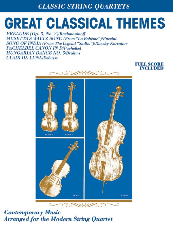 Great Classical Themes Full Score & Parts