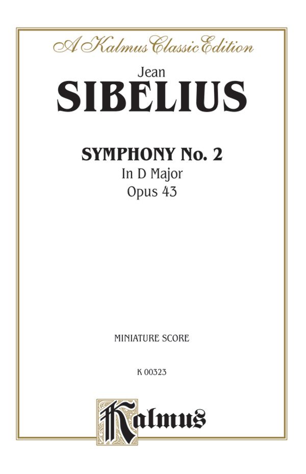 Symphony No. 2 In D Major, Opus 43 Miniature Score