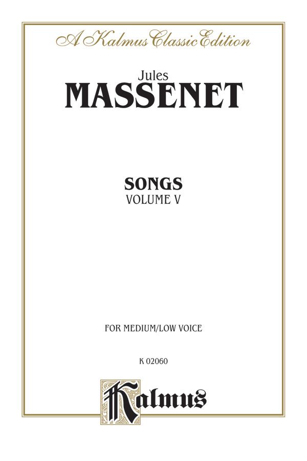 Songs, Volume V Book