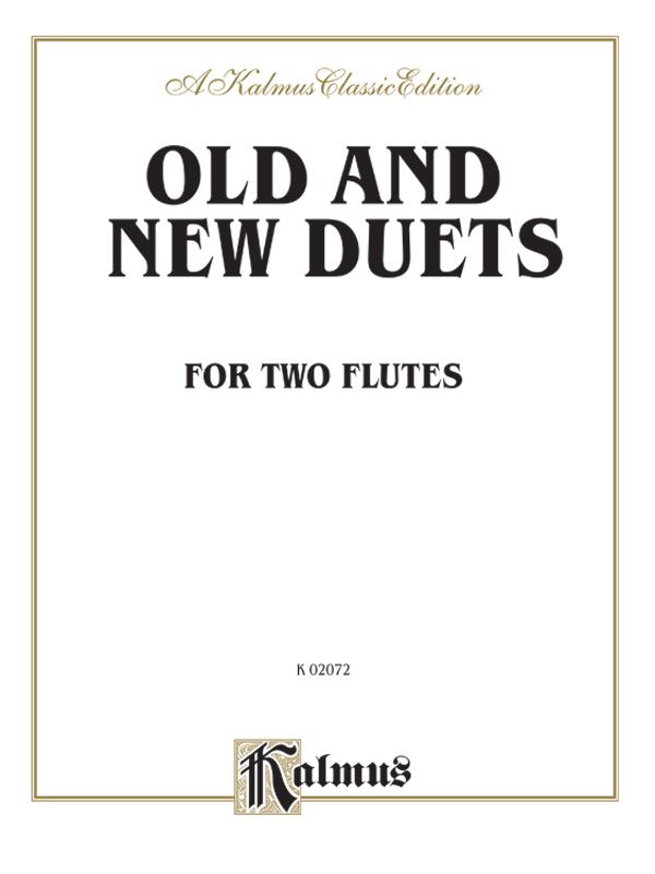 Old And New Duets (Music From The 16Th To 20Th Centuries) Book