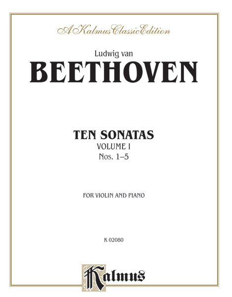 Ten Violin Sonatas, Volume I (Nos. 1-5) Book