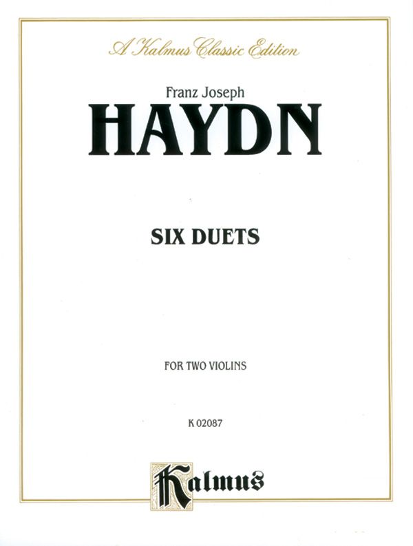 Six Duets Book