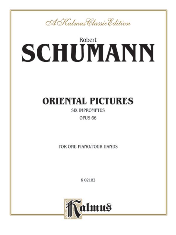 Oriental Pictures (Six Impromptus, Opus 66) Book