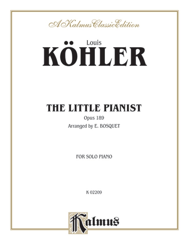 The Little Pianist, Opus 189 Book