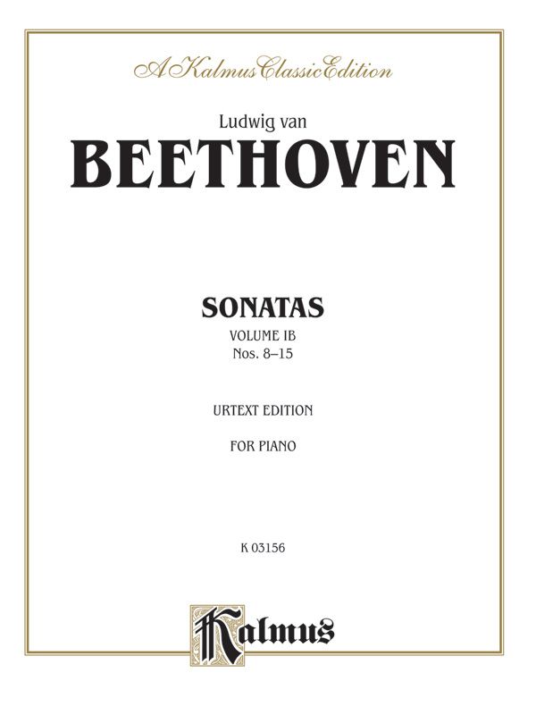 Sonatas, Volume Ib, Nos. 8-15 (Urtext Edition) For Advanced Piano Book