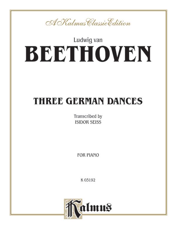 Three German Dances for Piano