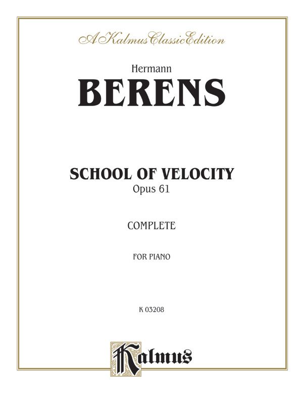 School Of Velocity, Opus 61 Book