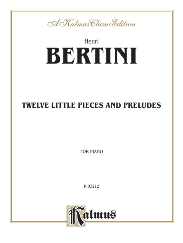 Twelve Little Pieces And Preludes Book