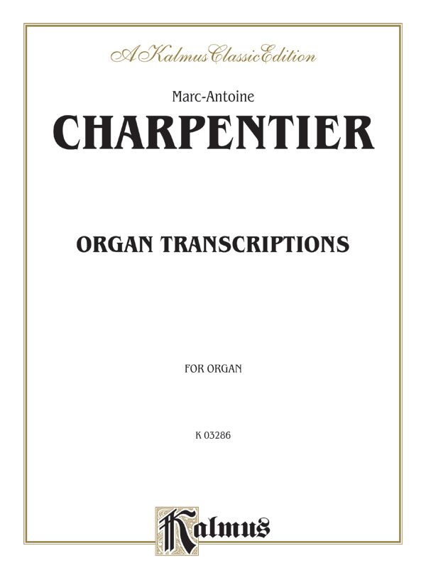 Organ Transcriptions Book