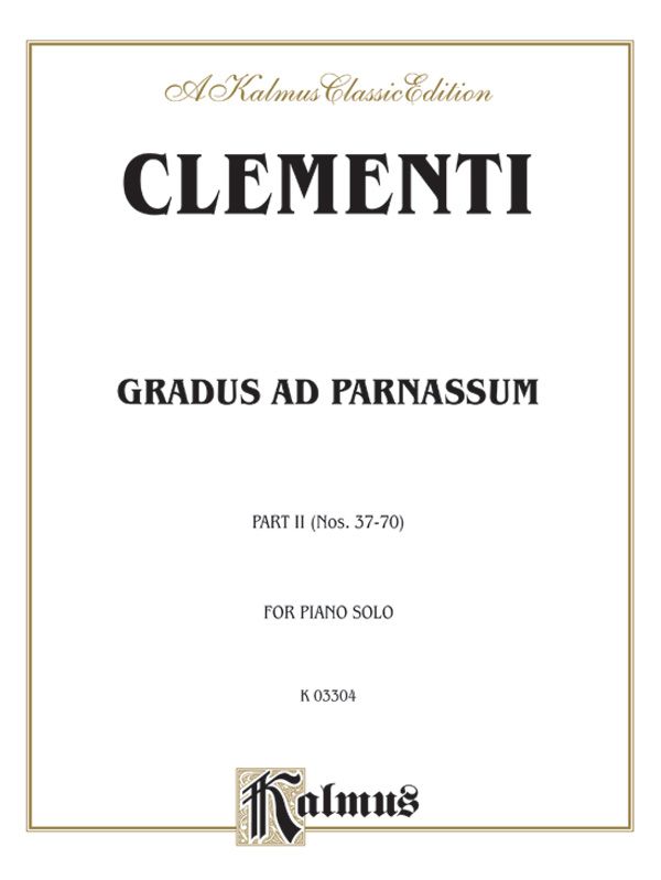 Gradus Ad Parnassum, Volume Ii Book