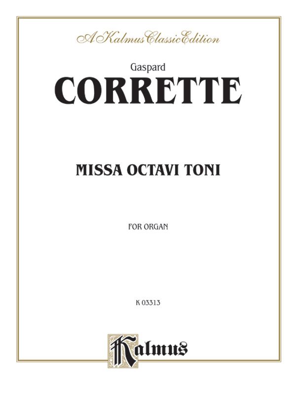 Missa Octavi Toni Sheet