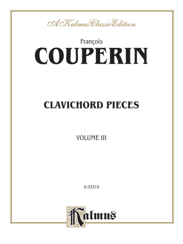 Clavichord Pieces, Volume Iii Book