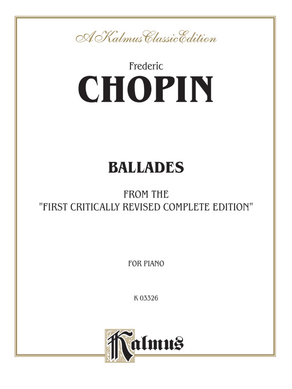 Ballades Book