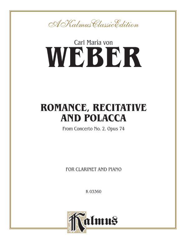 Romance, Opus 74 Part(S)
