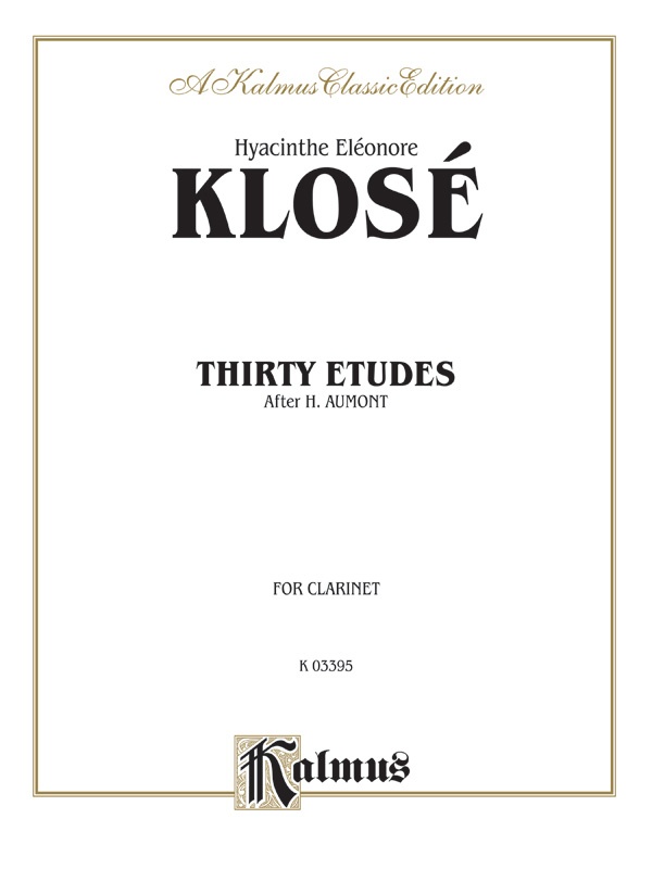Thirty Etudes After H. Aumont Book