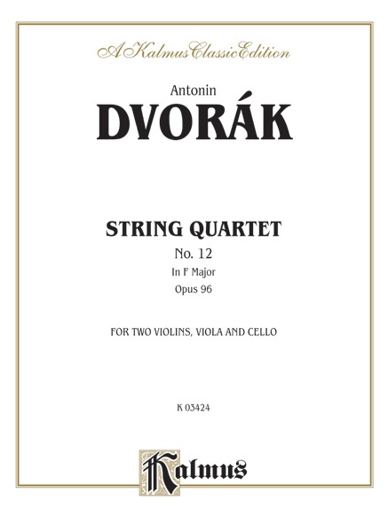 String Quartet In F, Opus 96 Book